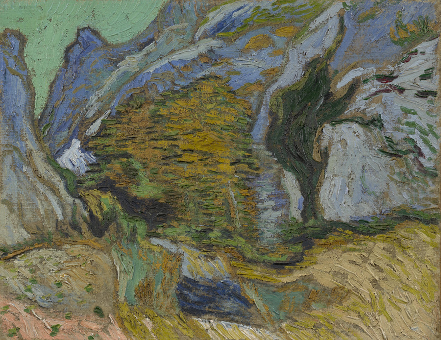 Gola con un piccolo ruscello - Vincent van Gogh