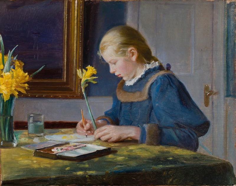 Realizzare un acquerello - Michael Peter Ancher