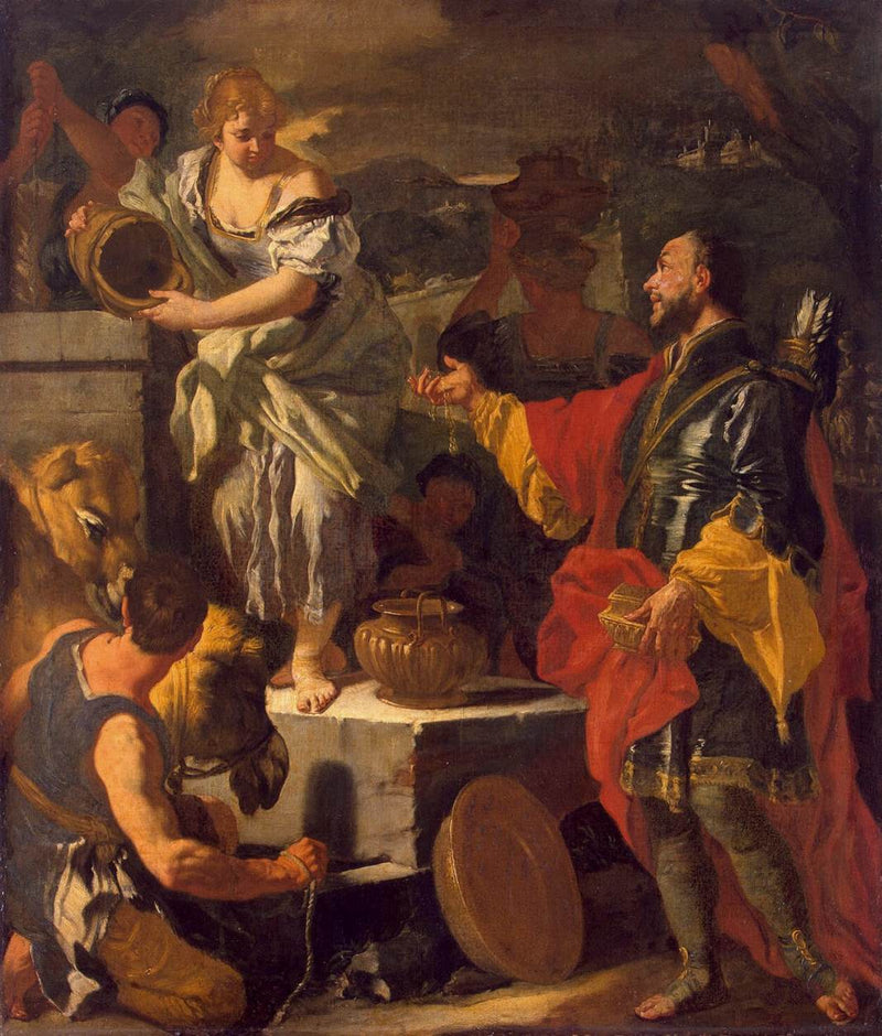 Rebecca al pozzo - Francesco Solimena