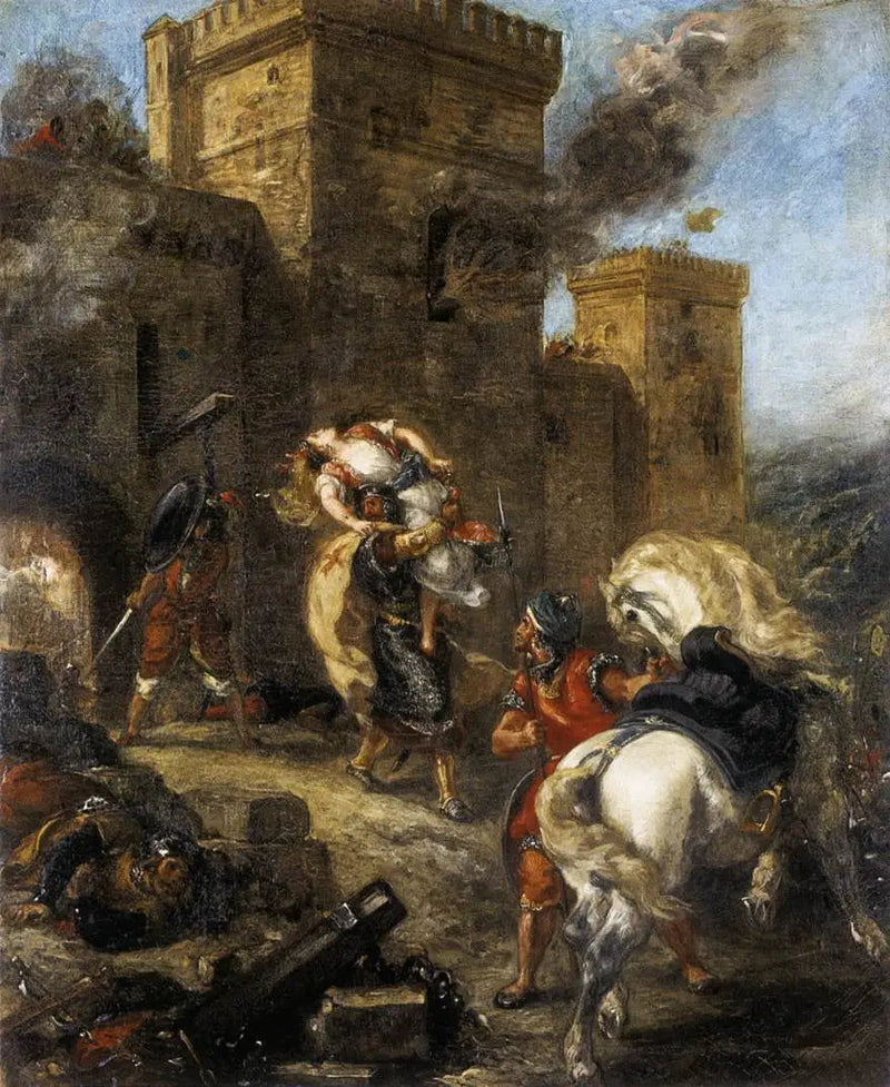 Rebecca rapita dal Templare - Eugène Delacroix