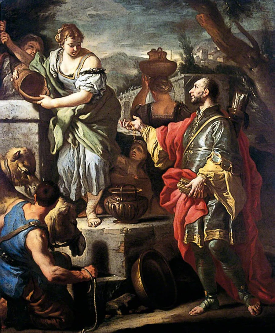 Rebecca e Eleazar al pozzo - Francesco Solimena