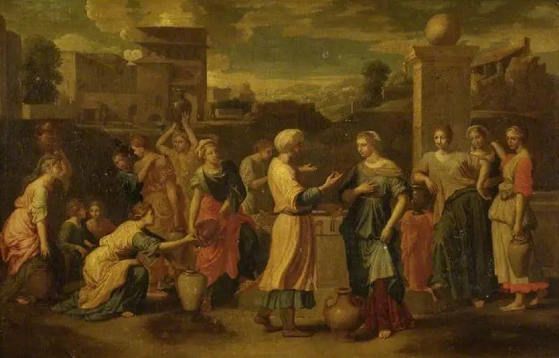 Rebecca e Eliezer al pozzo - Nicolas Poussin