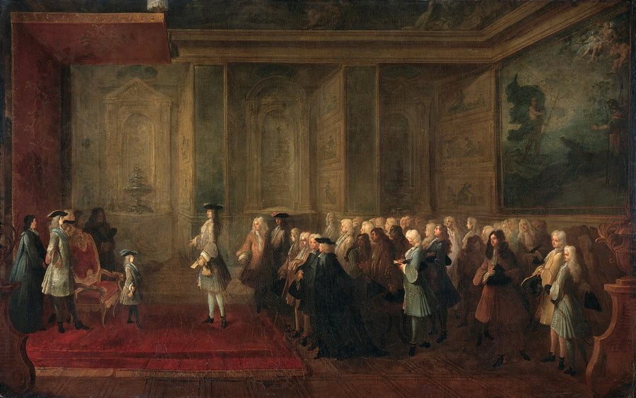 Réception de Cornelis Hop comme envoyé des États généraux à la cour de Louis XV, le 24 juillet 1719 - Louis-Michel Dumesnil