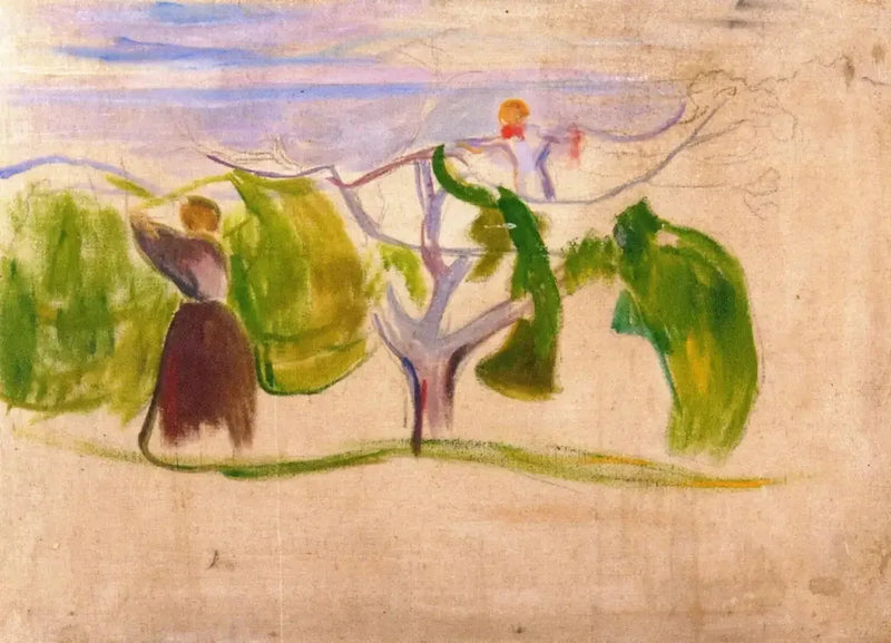 Raccolta di frutti - Edvard Munch