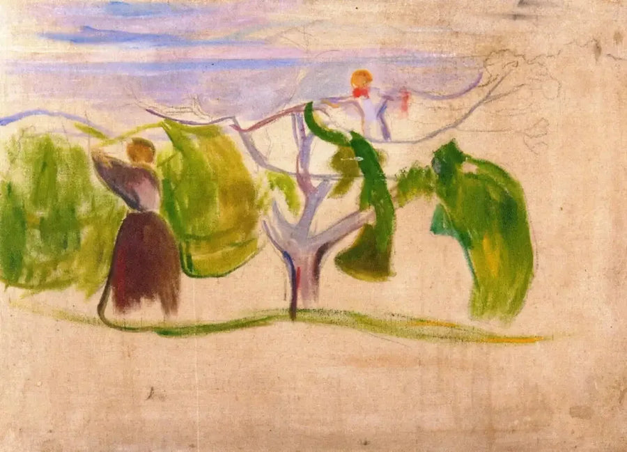 Raccolta di frutti - Edvard Munch
