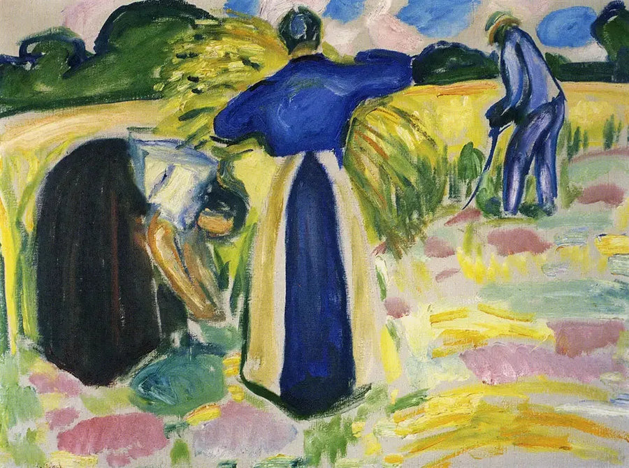 Raccolta di mais - Edvard Munch