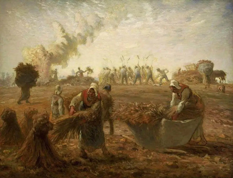 Raccolta di grano saraceno, estate - Jean-François Millet