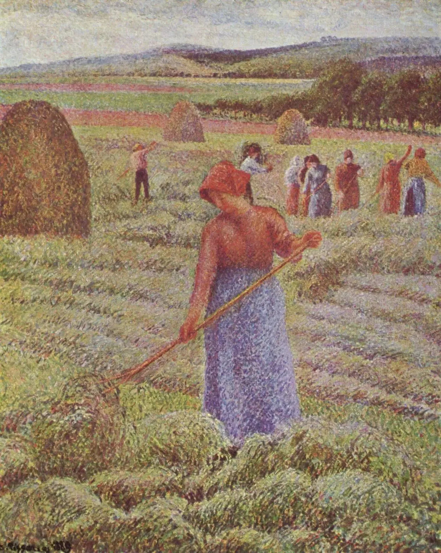 Raccolta del fieno a Eragny-sur-Epte - Camille Pissarro