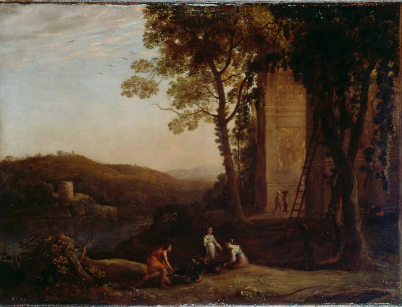 Raccolta dell'uva - Claude Lorrain