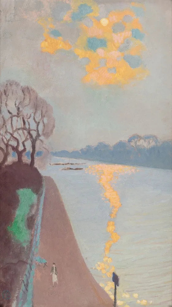 Riflesso del sole sul fiume - Maurice Denis