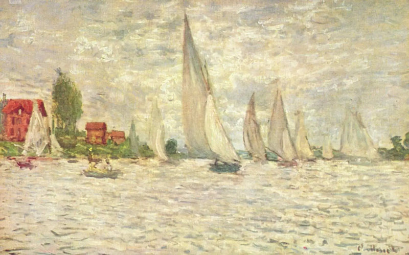 Regata a Argenteuil - Claude Monet