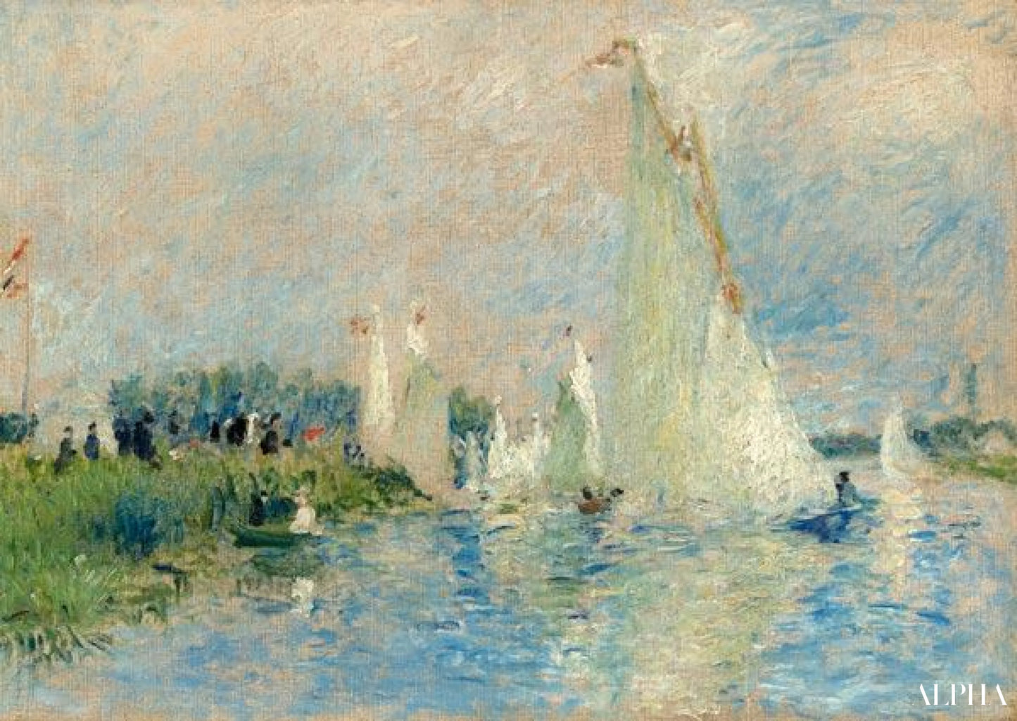 Regata ad Argenteuil - Pierre-Auguste Renoir - Riproduzioni di quadri e dipinti di alta gamma