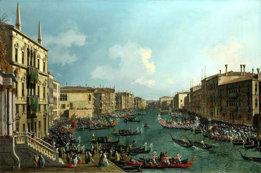 Regata sul Grande Canale - Canaletto