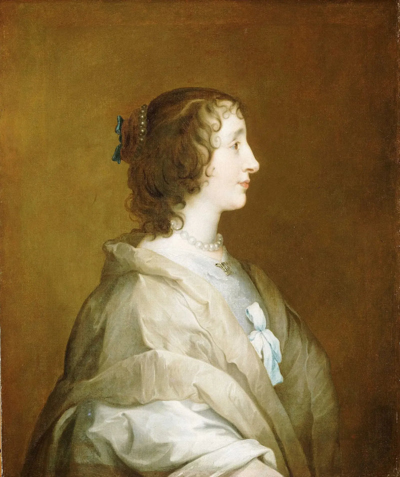 Regina Henrietta Maria, 1609-1669 - Antoine van Dyck