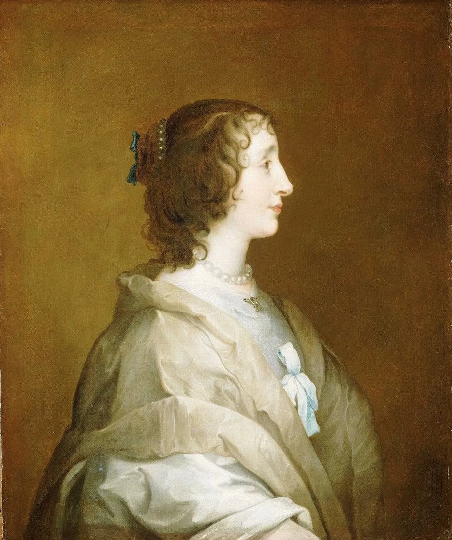 Regina Henrietta Maria, 1609-1669 - Antoine van Dyck