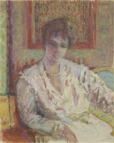 Reine Thadée-Natanson : le sourire - Pierre Bonnard image 1 reproduction réalisée par Alpha Reproduction