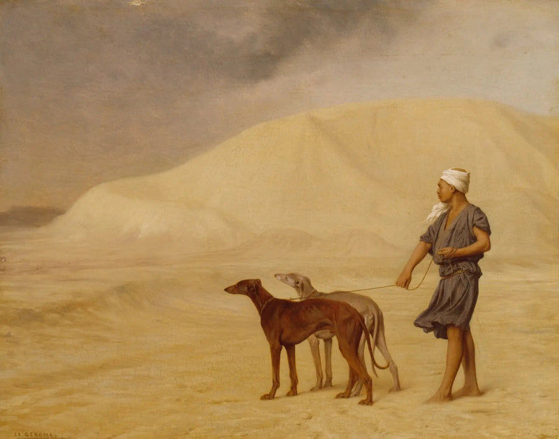 Relè di cani nel deserto - Jean-Léon Gérôme