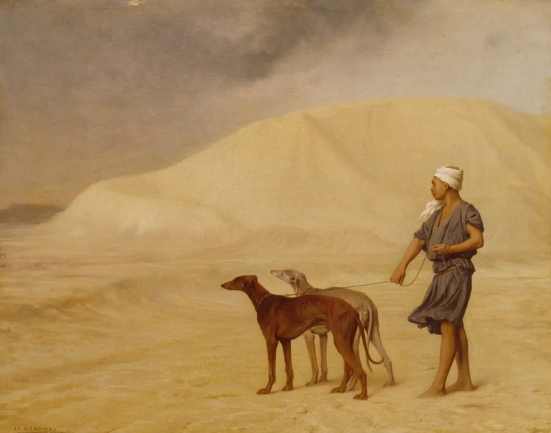 Relè di cani nel deserto - Jean-Léon Gérôme