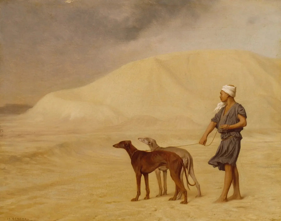 Relè di cani nel deserto - Jean-Léon Gérôme