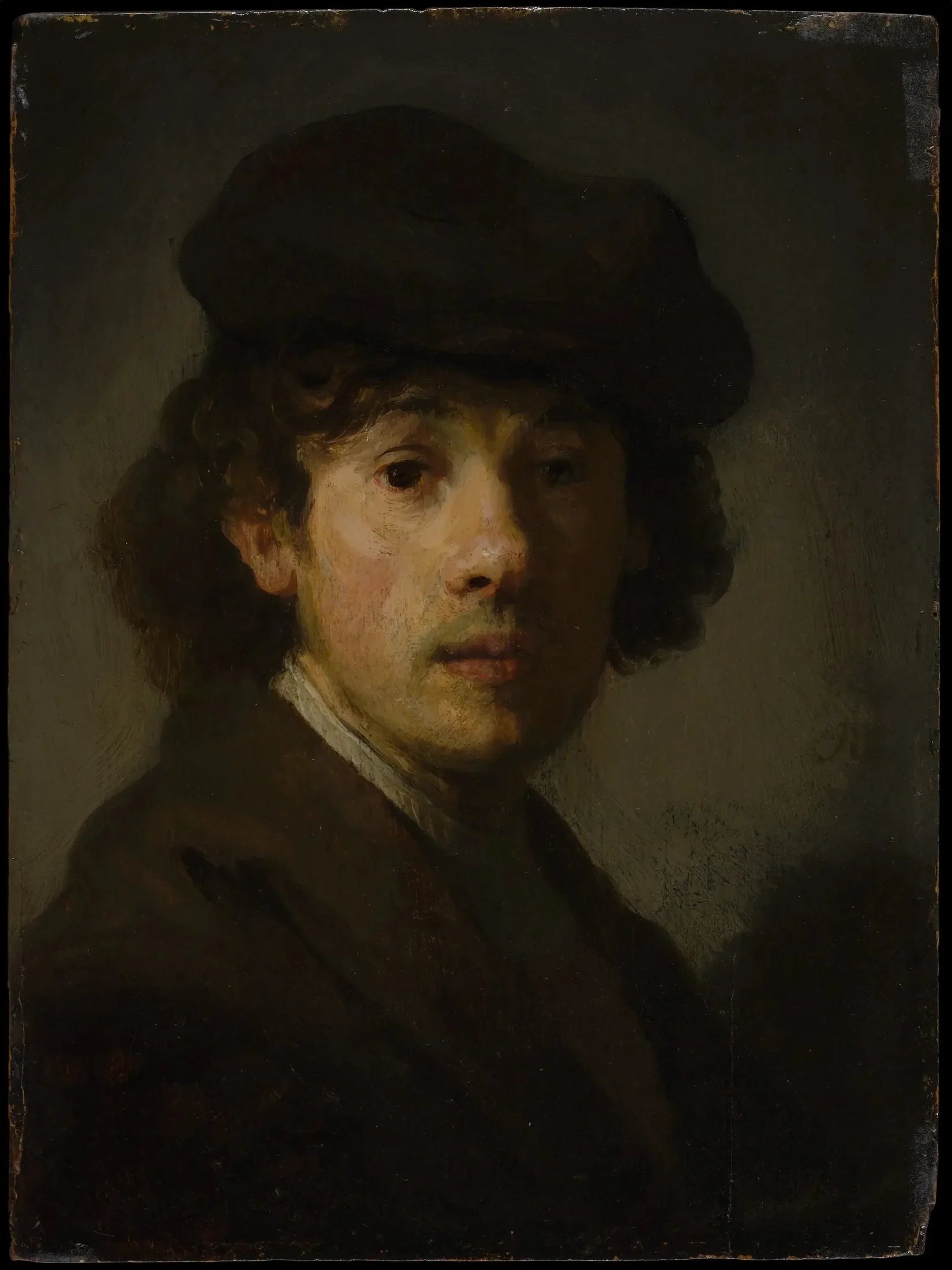 Rembrandt (1606-1669) et Jeune Homme - Rembrandt image 1 tableau peint à l’huile sur toile