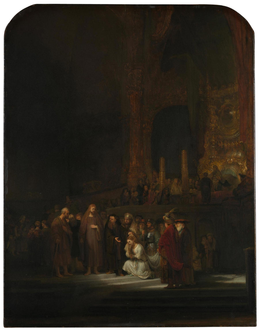 Le Christ et la femme adultère, 1644 – Rembrandt