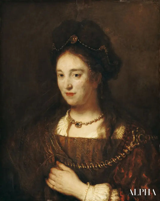 Rembrandt femme Saskia - Rembrandt van Rijn - Reproductions de tableaux et peintures haut de gamme