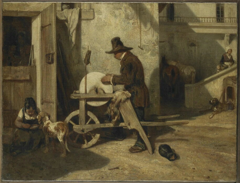 Le rémouleur - Alexandre-Gabriel Decamps
