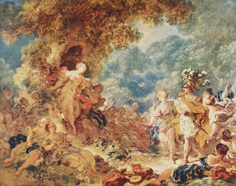 Renaud nei giardini di Armida - Jean-Honoré Fragonard