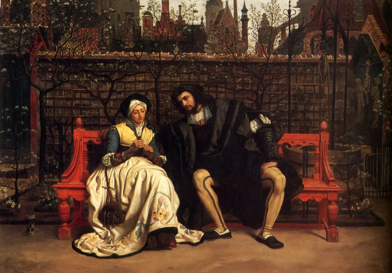 Incontro di Faust e Marguerite - James Tissot