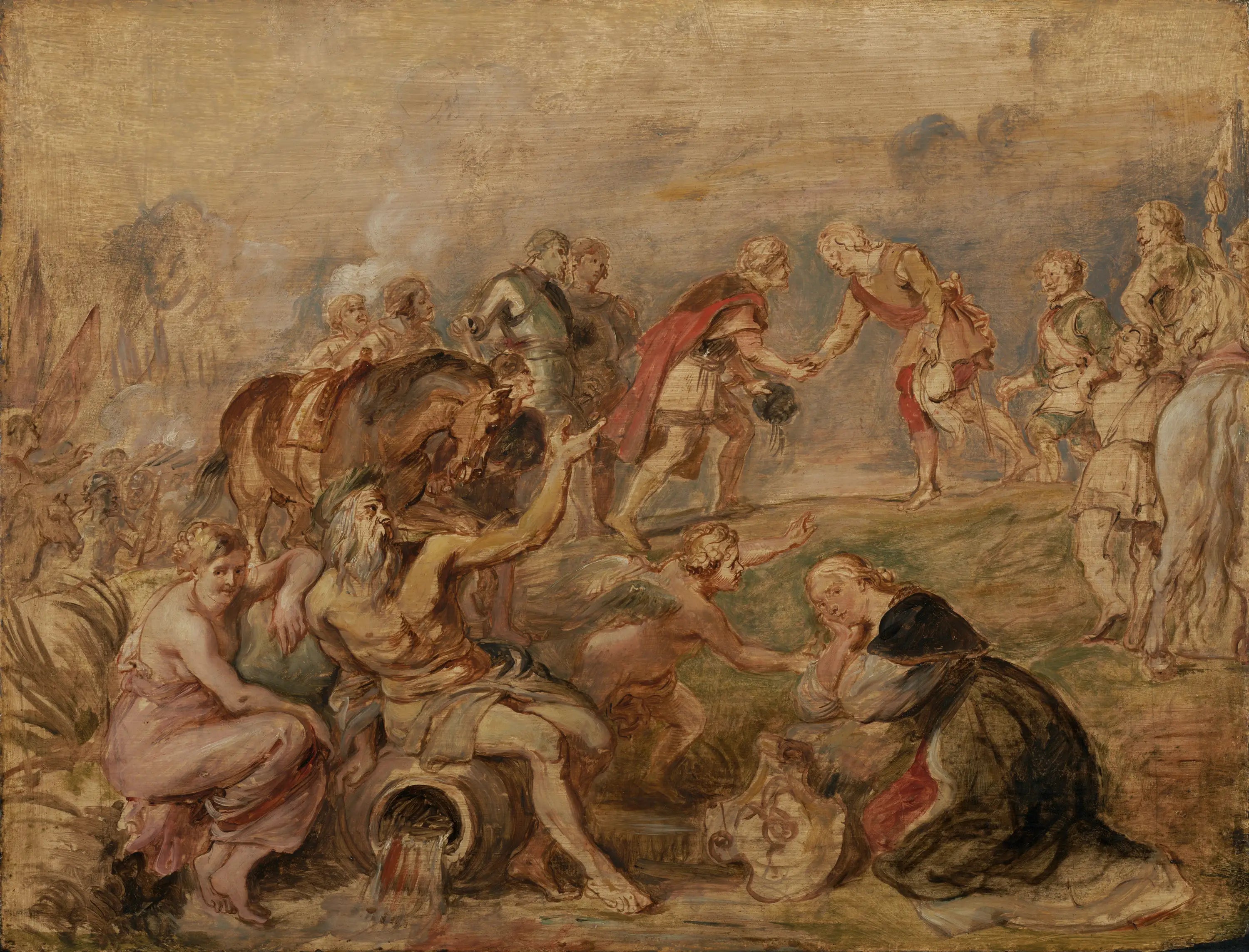 Rencontre du roi Ferdinand de Hongrie et du cardinal-infant Ferdinand d’Espagne à Nördlingen - Peter Paul Rubens