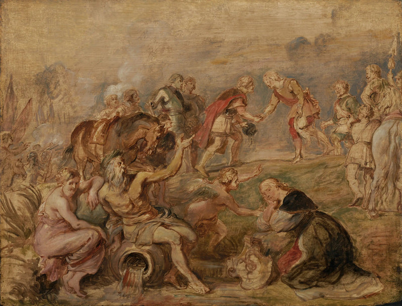 Incontro del re Ferdinando d'Ungheria e del cardinale-infant Ferdinando di Spagna a Norimberga - Peter Paul Rubens