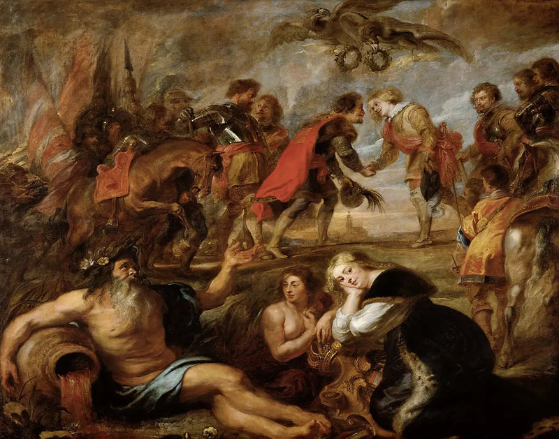 Incontro del re Ferdinando e del cardinale-infant Ferdinando a Norimberga - Peter Paul Rubens