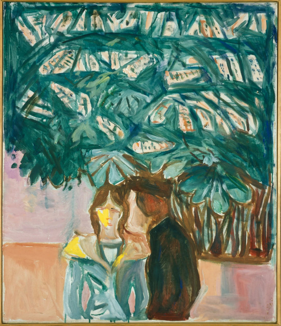 Incontro sotto un castagno - Edvard Munch