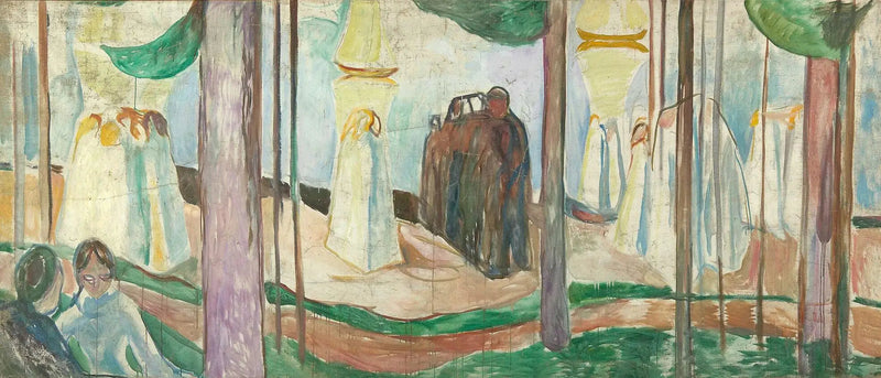 Incontro sulla spiaggia - Edvard Munch