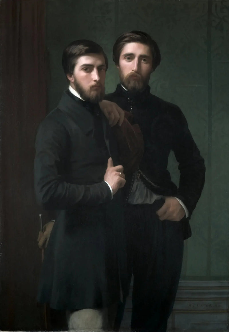 René-Charles Dassy e suo fratello Jean-Baptiste-Claude-Amédé Dassy - Hippolyte Flandrin