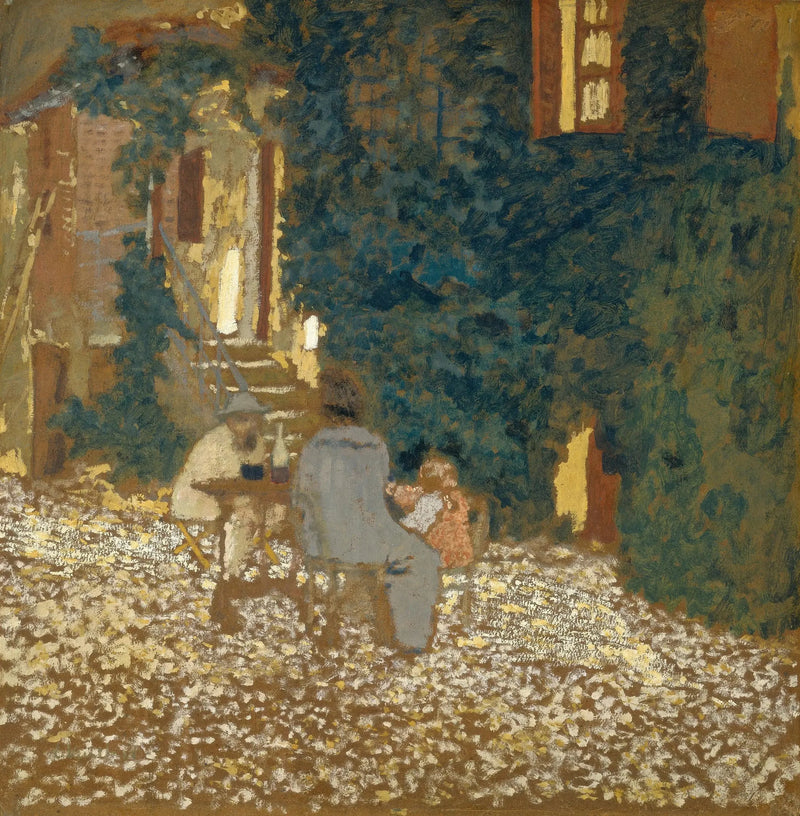 Pranzo in un giardino - Édouard Vuillard