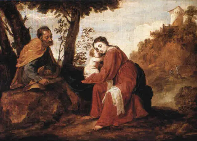 Repos pendant la fuga in Egitto - David Teniers il Giovane