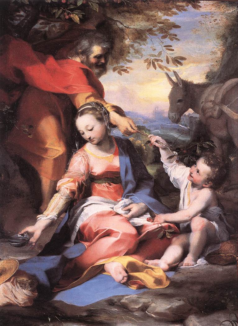 Repos pendant la fuite en Égypte - Federico Barroci
