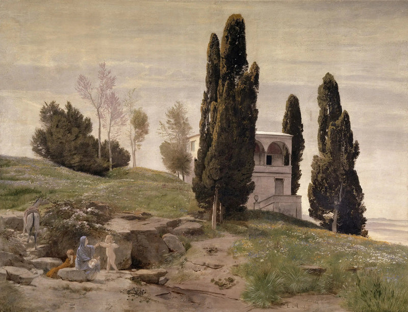 Repos pendente la Fuga in Egitto - Arnold Böcklin
