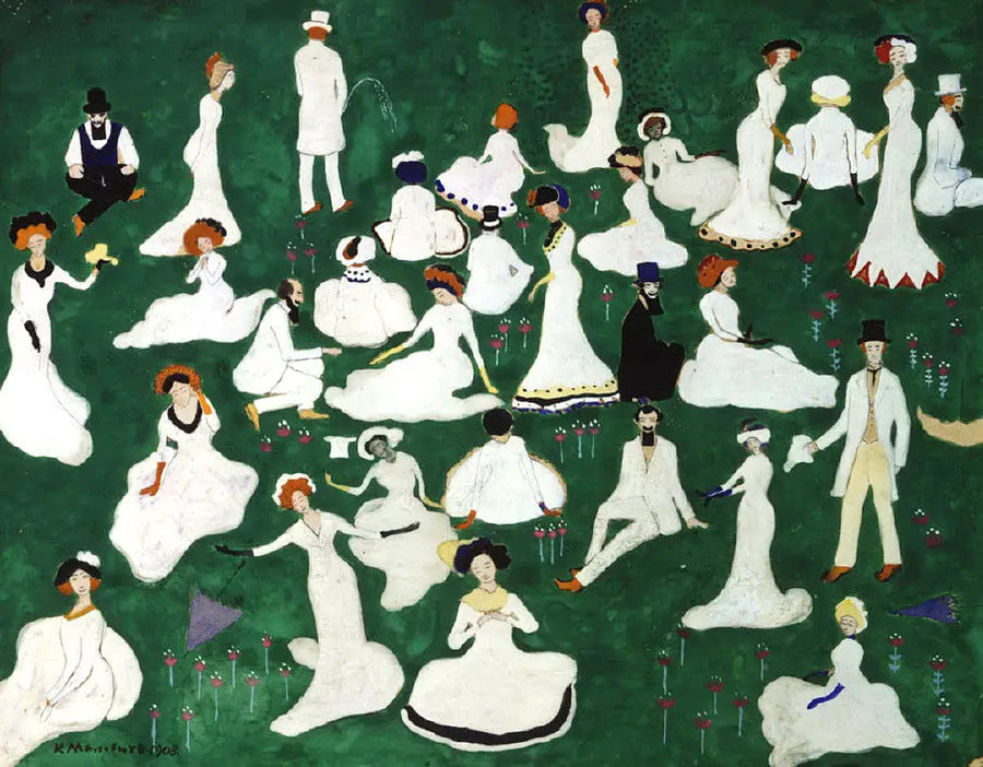 Repos. Società con cilindri alti - Kazimir Malevich