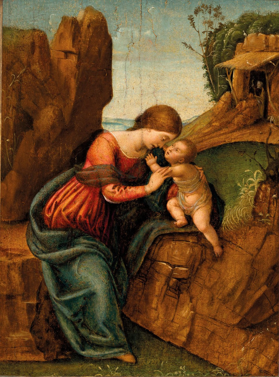 Reposez-vous pendant le vol vers l'Égypte - Piero di Cosimo image 1 reproduction de peinture à l’huile