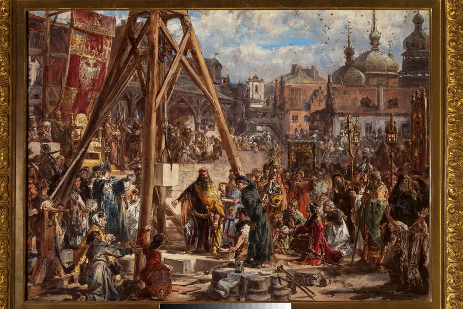 Reprise de la Russie. Ricchezza e istruzione, 1366 apr. J.-C., serie « Storia della civiltà in Polonia » - Jan Matejko
