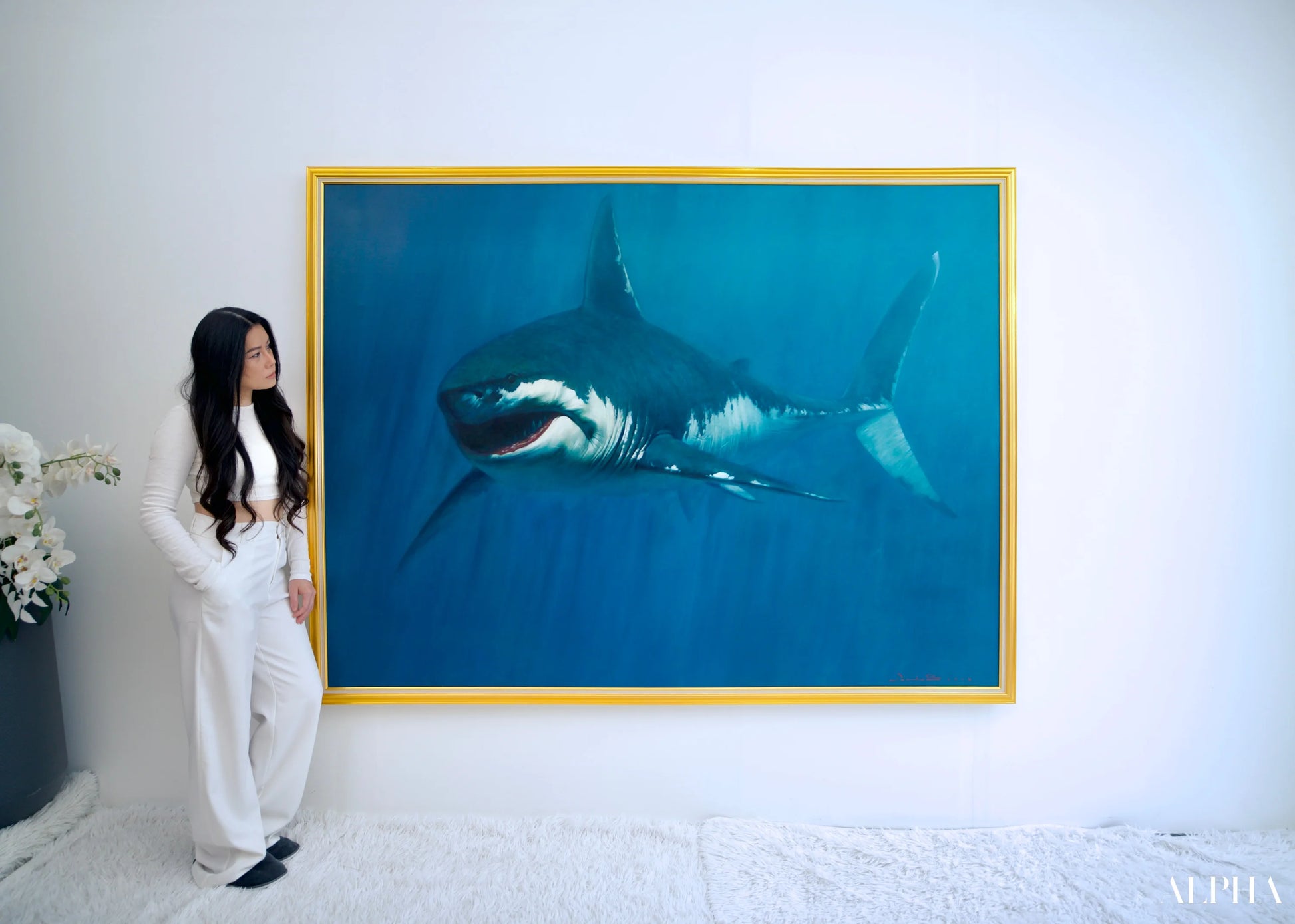 Squalo | 150 x 200 cm Riproduzioni di dipinti a olio