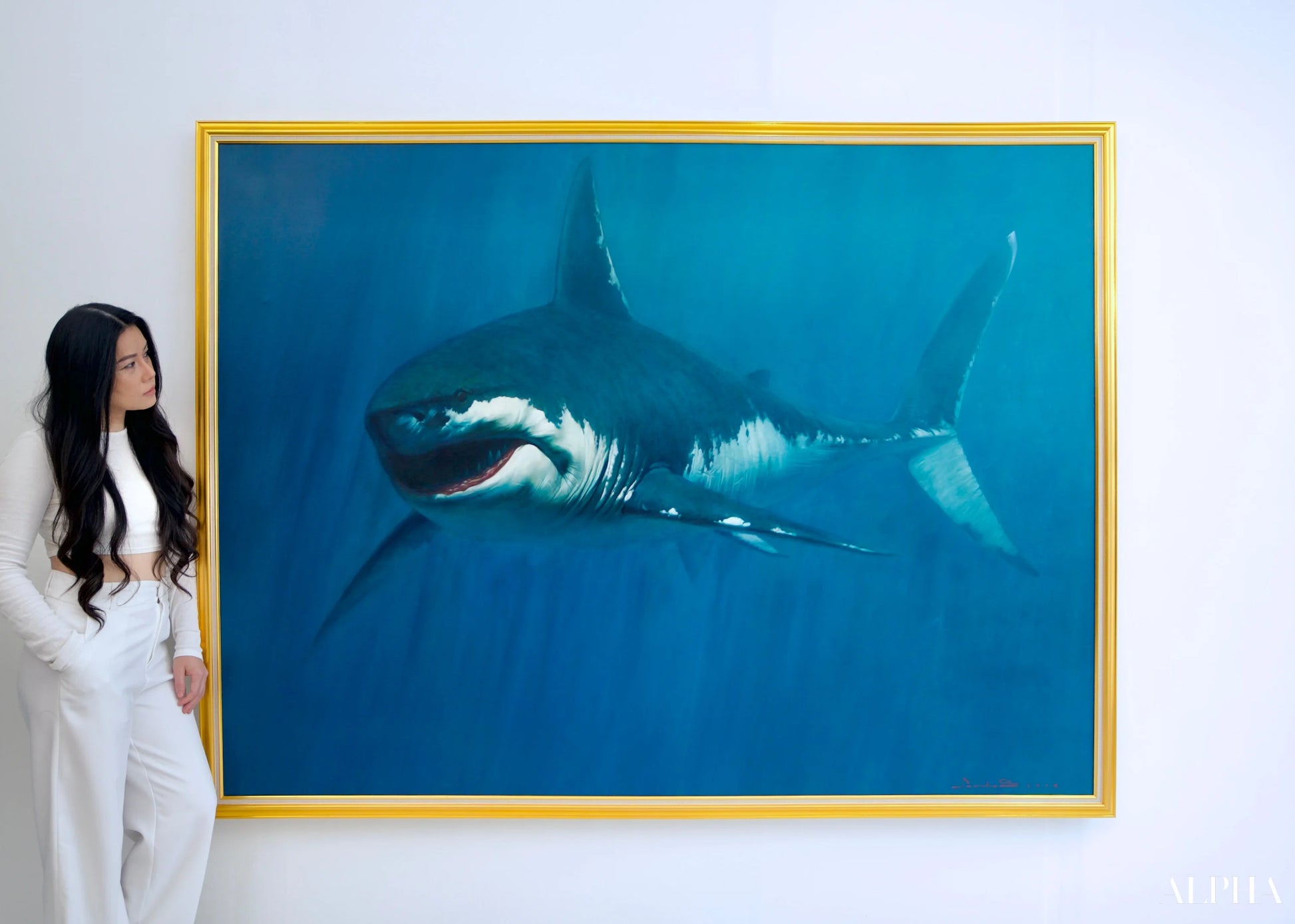 Squalo | 150 x 200 cm Riproduzioni di dipinti a olio