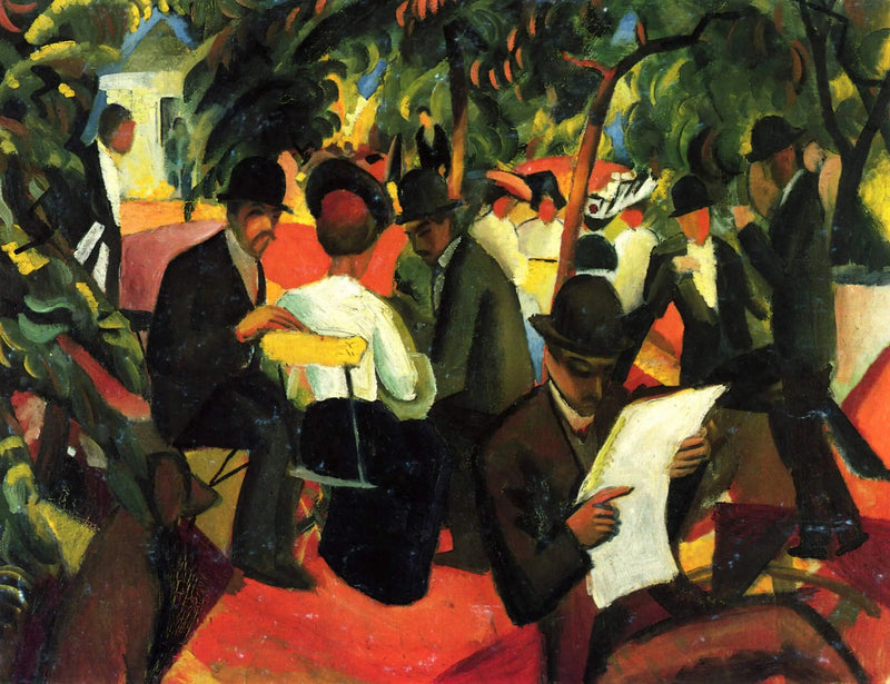 Ristorante del giardino - August Macke
