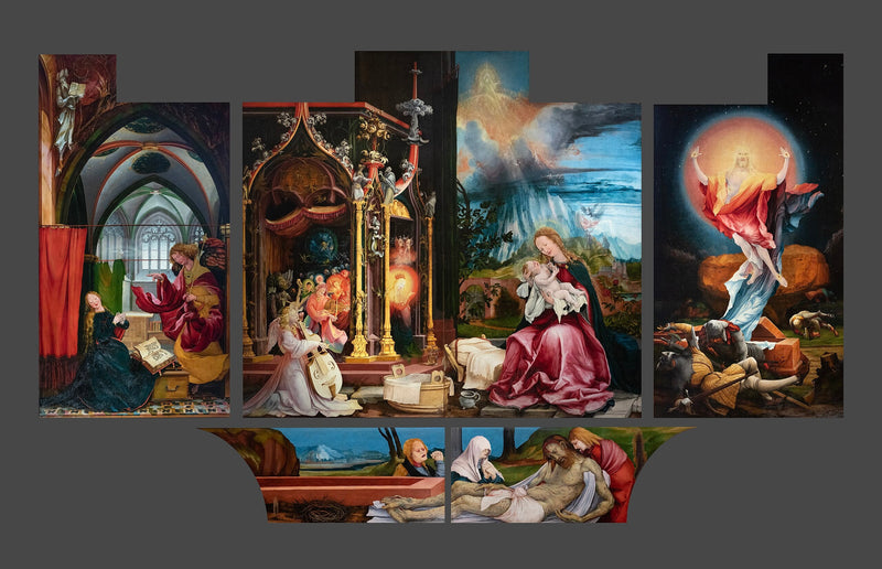 retable d'Issenheim prima apertura - Matthias Grünewald