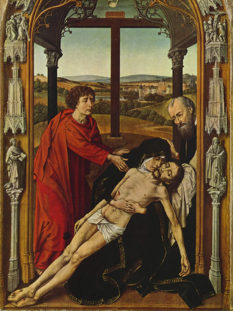 Retable de Capilla Real : Lamentatione - Juan de Flandes