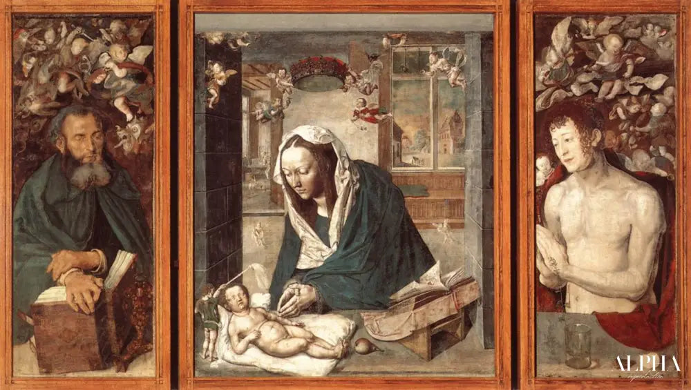 Retable de Dresde - Albrecht Dürer - Reproductions de tableaux et peintures haut de gamme