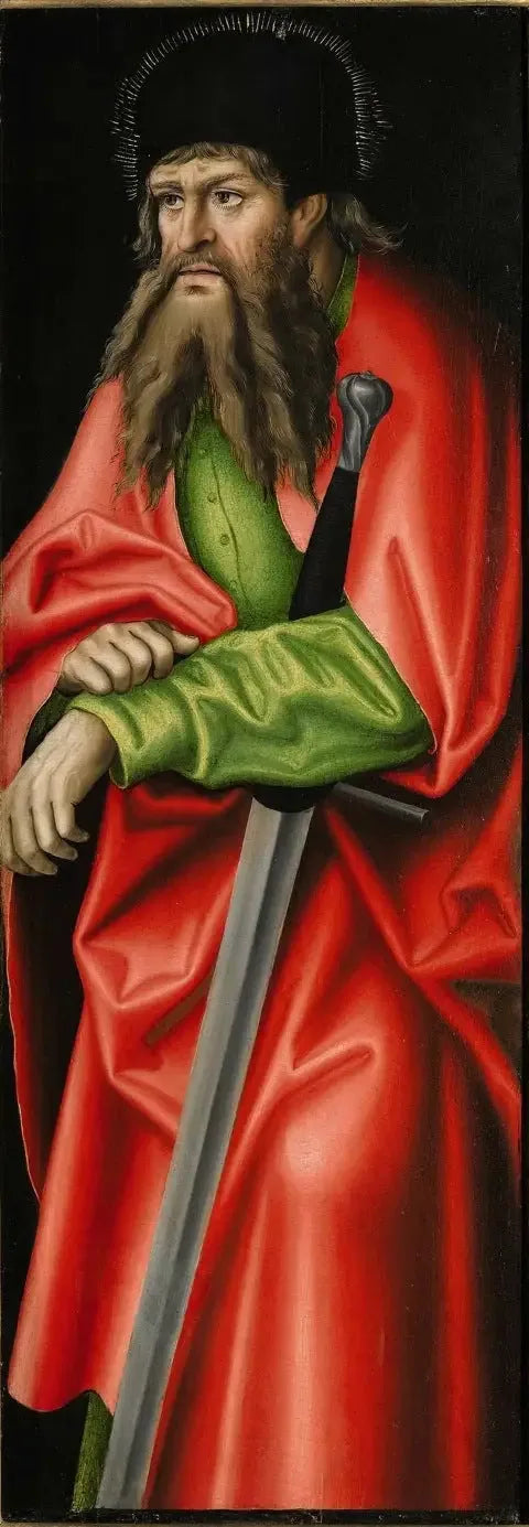 Retable de Feilitzsch [aile droite, verso] : San Paolo - Lucas Cranach il Vecchio