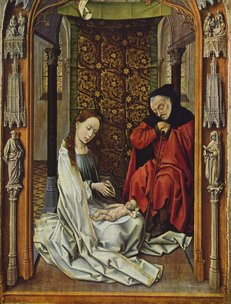 Retable della cappella reale : Sacra Famiglia - Juan de Flandes